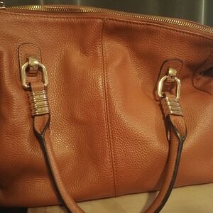 Katee Genuine Leather Hobo Handbag EUC